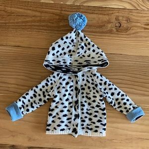 TUN TUN baby hooded cardigan
